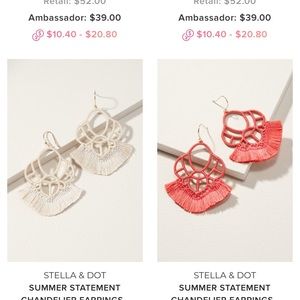 Chandelier statement earrings